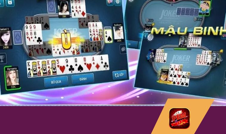 Luật chơi game bài Pem789 đơn giản hơn so với nhiều trò cược còn lại