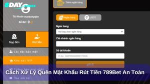 Cách xử lý khi quên mật khẩu rút tiền 789bet và hướng dẫn khôi phục chi tiết