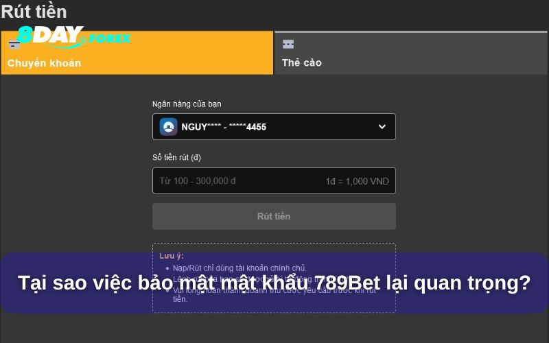 Tầm quan trọng của việc bảo mật mật khẩu789bet
